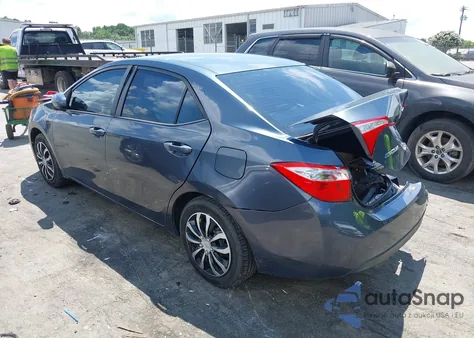 2016 Toyota Corolla Le from USA, damaged, VIN 5YFBURHE0GP542801